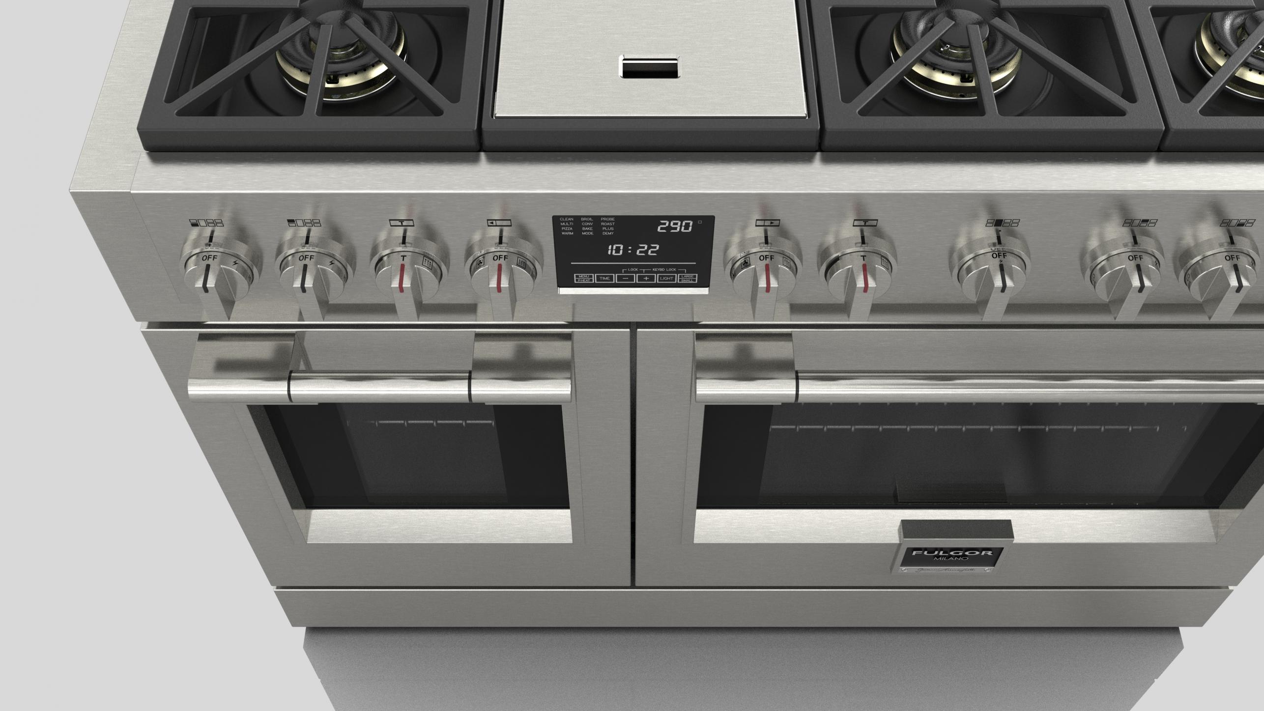 48" DUAL FUEL PRO RANGE Fulgor Milano